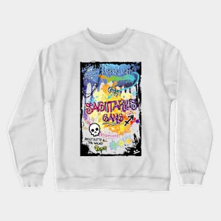 Zodiac Majesty Sagittarius Graffiti Crewneck Sweatshirt